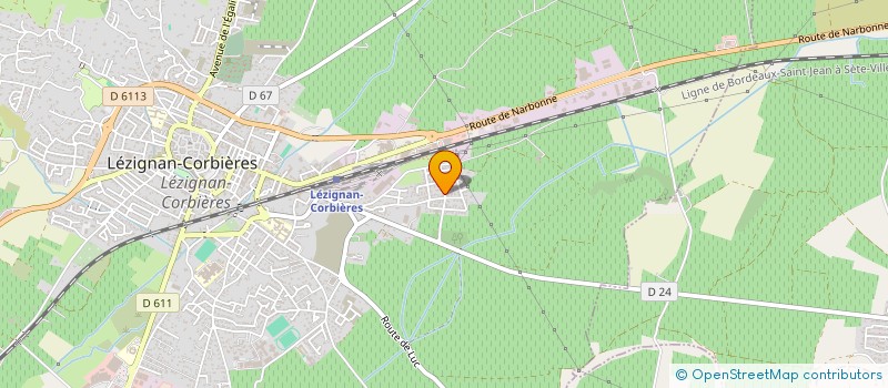 localisation de l'entreprise MADAME FLORENCE LIGNON  SAINT-ANDRE-DE-ROQUELONGUE