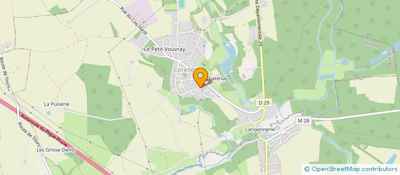 localisation de l'entreprise MADAME FLORENCE LIMI POPOUNA  CERELLES