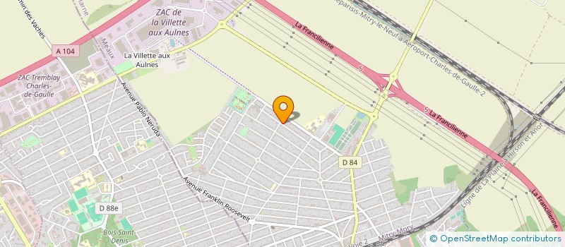 localisation de l'entreprise MADAME FLORENCE LIRET  MITRY-MORY