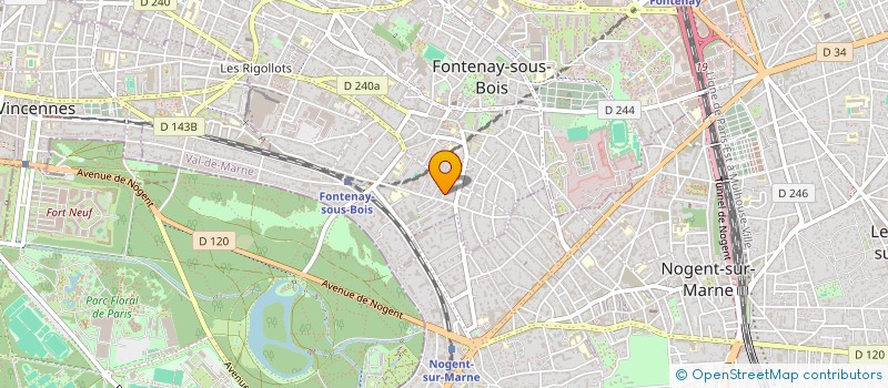 localisation de l'entreprise MADAME FLORENCE LIVINEC à FONTENAY-SOUS-BOIS