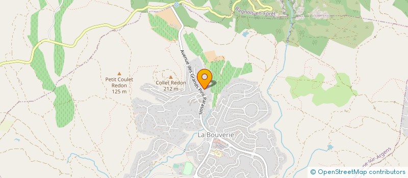 localisation de l'entreprise MADAME FLORENCE LONGUEVILLE à PUGET-SUR-ARGENS