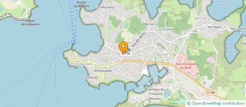 localisation de l'entreprise MADAME FLORENCE LORJOUX  ARZON