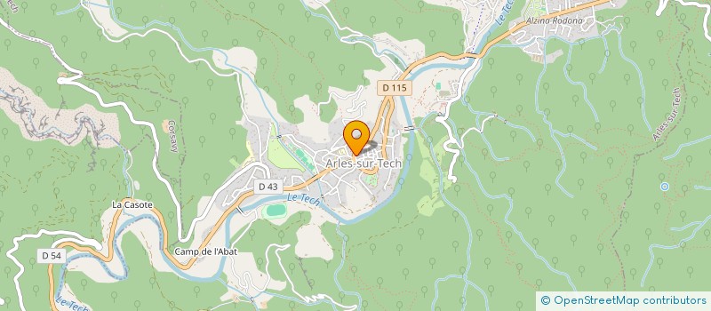 localisation de l'entreprise MADAME FLORENCE LOSA  ARLES-SUR-TECH