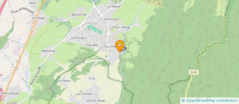 localisation de l'entreprise MADAME FLORENCE LOSSERAND-MADOUX à ANNECY