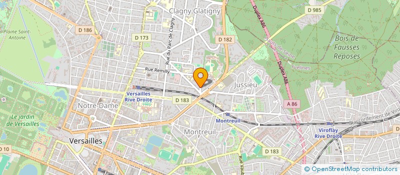 localisation de l'entreprise MADAME FLORENCE LOUBENS à VERSAILLES