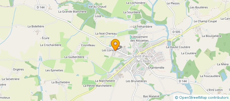 localisation de l'entreprise MADAME FLORENCE LOUE  SAINT-PIERRE-DES-NIDS