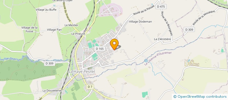 localisation de l'entreprise MADAME FLORENCE LOUIS  LA HAYE-PESNEL