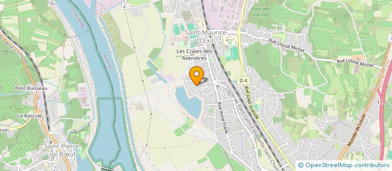 localisation de l'entreprise MADAME FLORENCE LUCIE HOMON  SAINT-MAURICE-L'EXIL