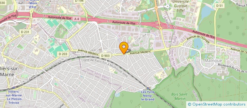 localisation de l'entreprise MADAME FLORENCE LUTCHER  NOISY-LE-GRAND