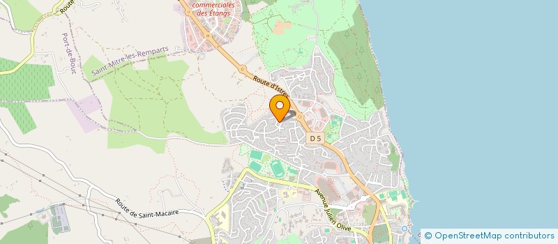 localisation de l'entreprise MADAME FLORENCE MAEMOUNA DAOUDOU  MARTIGUES