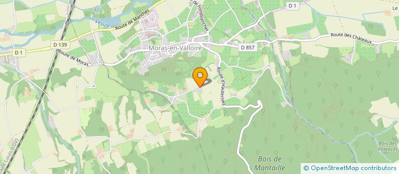 localisation de l'entreprise MADAME FLORENCE MAES  MORAS-EN-VALLOIRE