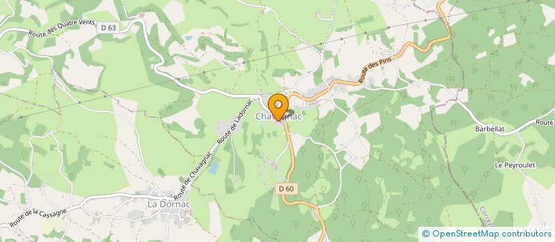 localisation de l'entreprise MADAME FLORENCE MAGNIANT  LES COTEAUX PERIGOURDINS