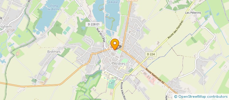 localisation de l'entreprise MADAME FLORENCE MAGNIEZ  ARDRES