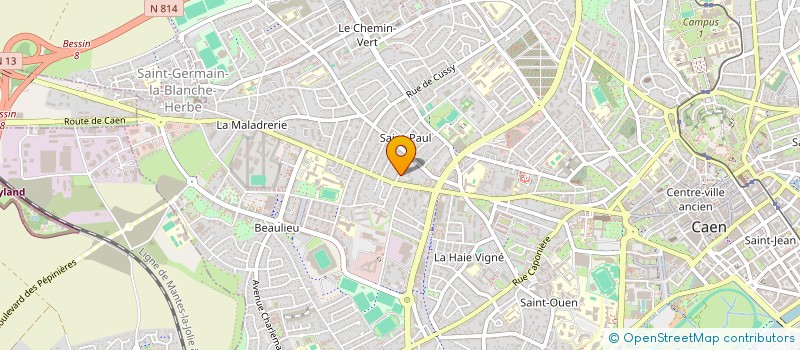 localisation de l'entreprise MADAME FLORENCE MAGOT à CAEN