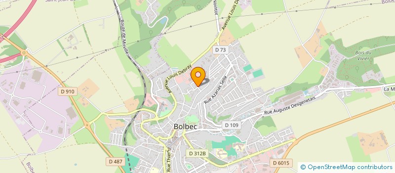 localisation de l'entreprise MADAME FLORENCE MAILLARD  BOLBEC