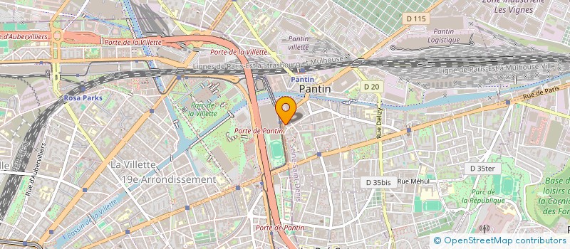 localisation de l'entreprise MADAME FLORENCE MAKONDOLO KUEDIATUKA  PANTIN