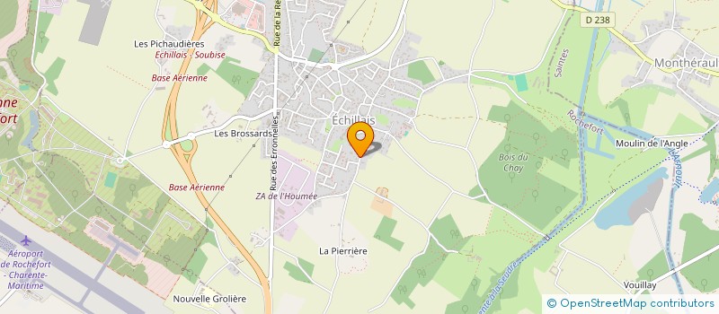 localisation de l'entreprise MADAME FLORENCE MALCOMBE  ECHILLAIS