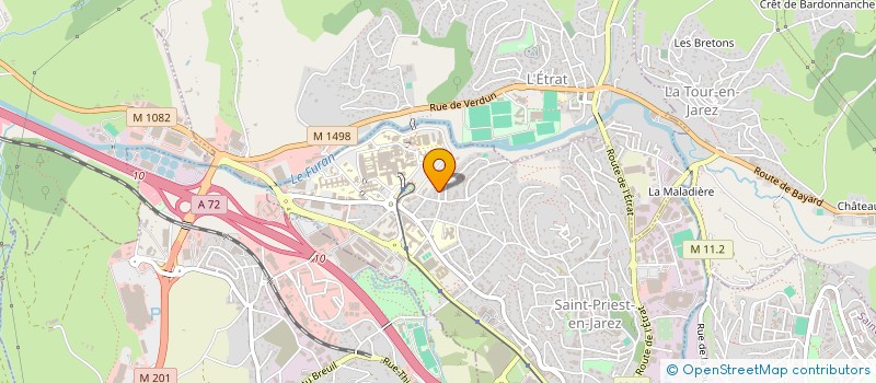 localisation de l'entreprise MADAME FLORENCE MANFREDI  SAINT-PRIEST-EN-JAREZ