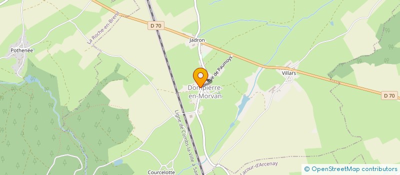 localisation de l'entreprise MADAME FLORENCE MANIERE  DOMPIERRE-EN-MORVAN