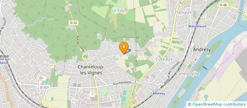 localisation de l'entreprise MADAME FLORENCE MAQUENHEM  CHANTELOUP-LES-VIGNES