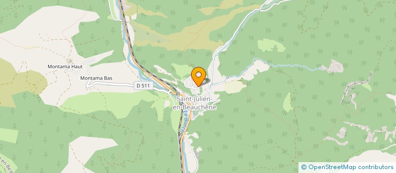 localisation de l'entreprise MADAME FLORENCE MARGUERAT  SAINT-JULIEN-EN-BEAUCHENE