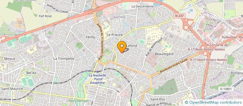 localisation de l'entreprise MADAME FLORENCE MARIE  LA ROCHELLE