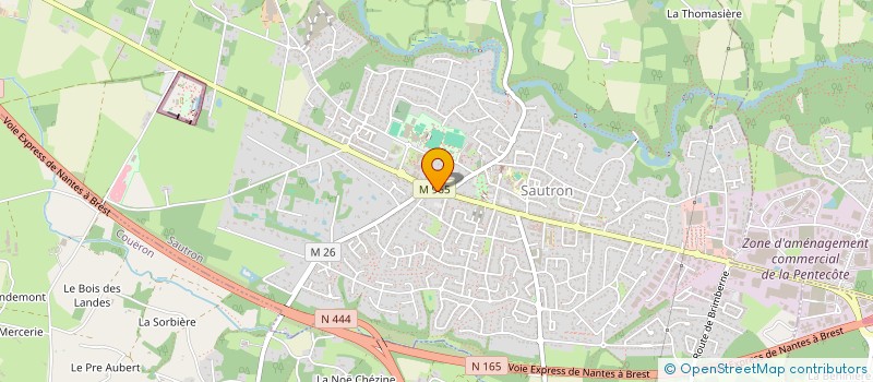 localisation de l'entreprise MADAME FLORENCE MARIE  SAUTRON