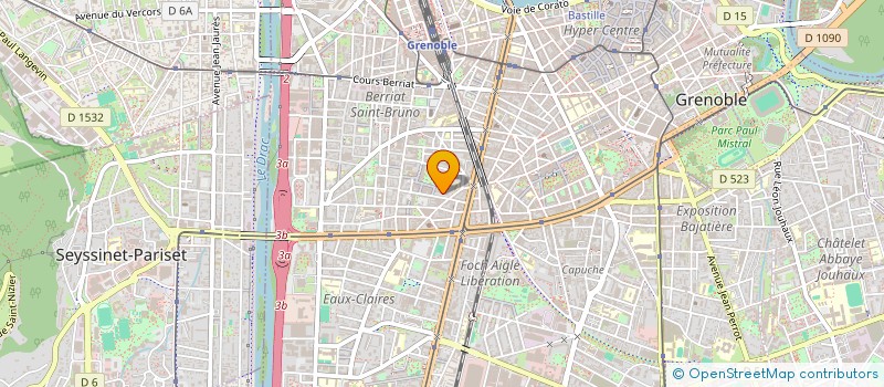 localisation de l'entreprise MADAME FLORENCE MARIE ALICE GARREL  GRENOBLE