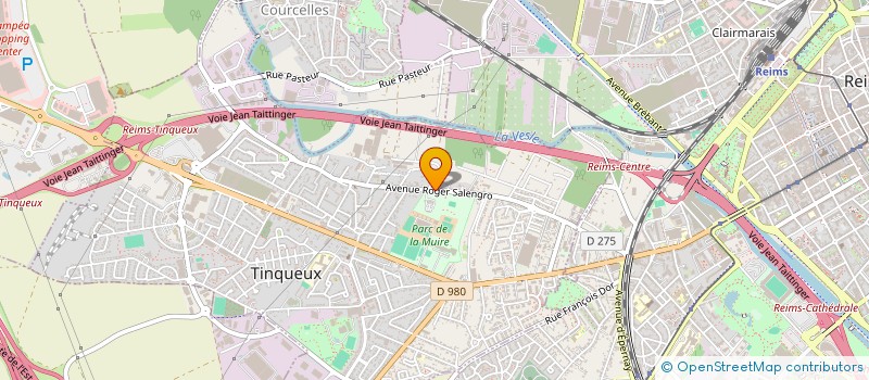 localisation de l'entreprise MADAME FLORENCE MARIE ROSE PETITPREZ  TINQUEUX