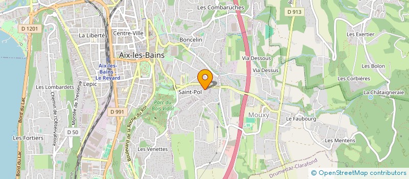 localisation de l'entreprise MADAME FLORENCE MARIE VEY à AIX LES BAINS