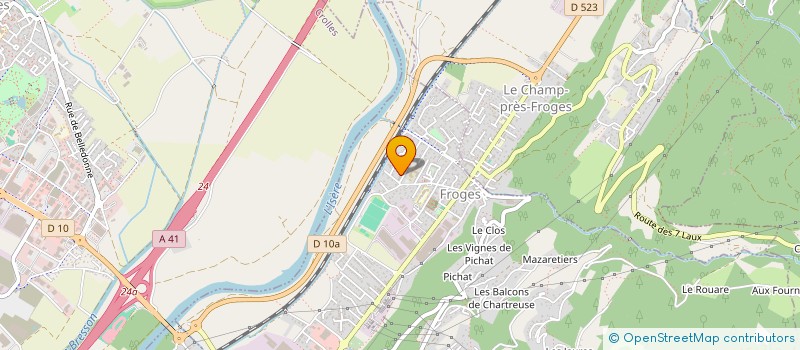 localisation de l'entreprise MADAME FLORENCE MARRON  FROGES