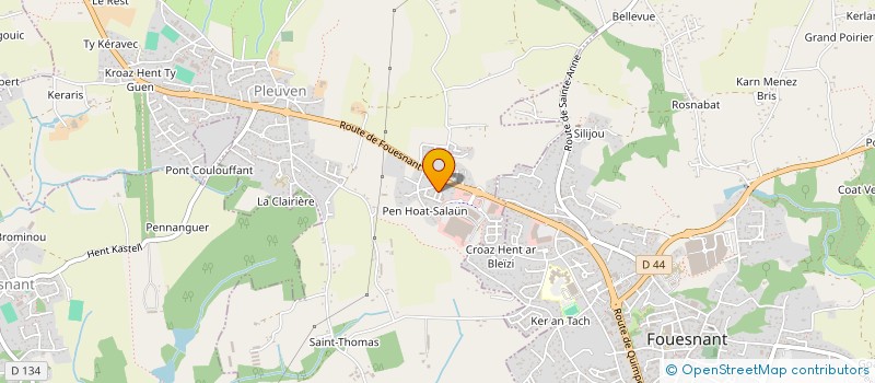 localisation de l'entreprise MADAME FLORENCE MARTEL  PLEUVEN