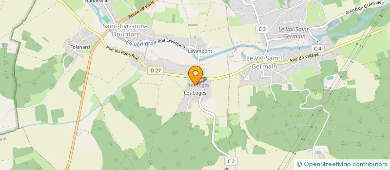 localisation de l'entreprise MADAME FLORENCE MARTIN  SAINT-CYR-SOUS-DOURDAN