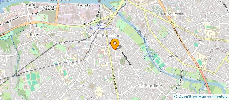 localisation de l'entreprise MADAME FLORENCE MARTIN à REZE