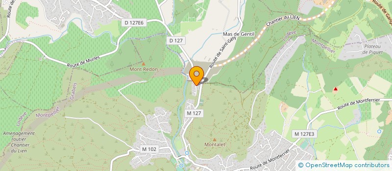 localisation de l'entreprise MADAME FLORENCE MARTINEZ  GRABELS