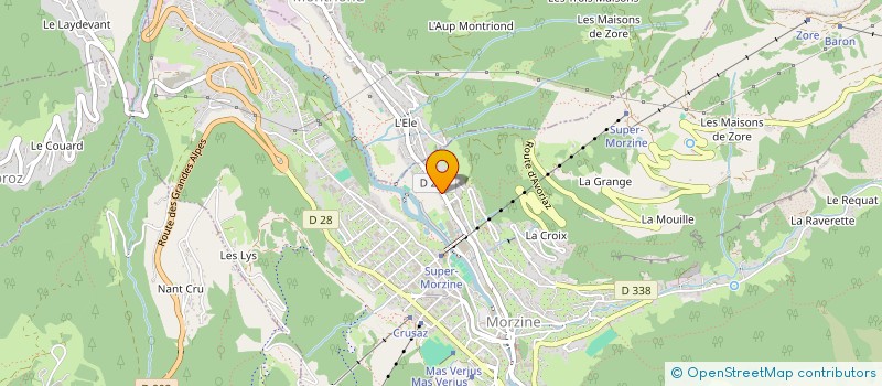 localisation de l'entreprise MADAME FLORENCE MARULLAZ  MORZINE