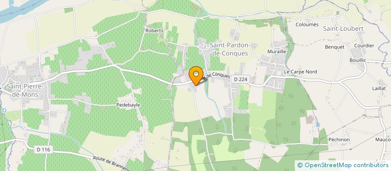 localisation de l'entreprise MADAME FLORENCE MASSOL  CASTETS ET CASTILLON