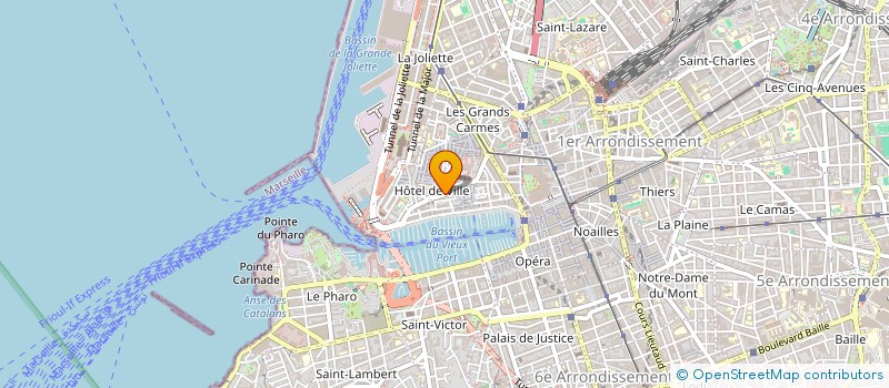 localisation de l'entreprise MADAME FLORENCE MATHIEU à MARSEILLE