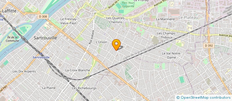 localisation de l'entreprise MADAME FLORENCE MATHONIERE  SARTROUVILLE