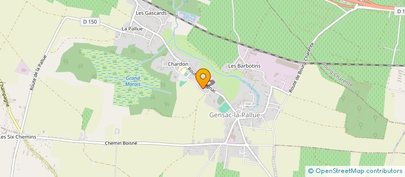 localisation de l'entreprise MADAME FLORENCE MATIGNON à GENSAC-LA-PALLUE