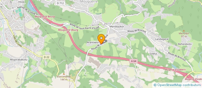 localisation de l'entreprise MADAME FLORENCE MAURY  MOUGUERRE