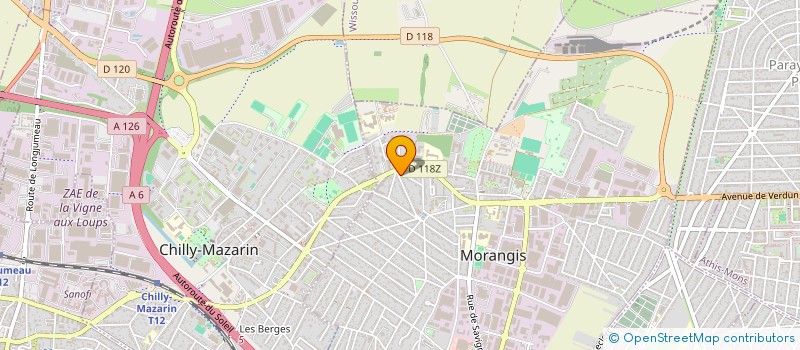 localisation de l'entreprise MADAME FLORENCE MAUVIEL à MORANGIS