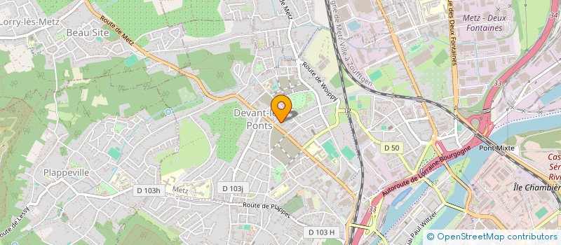 localisation de l'entreprise MADAME FLORENCE MAY  METZ