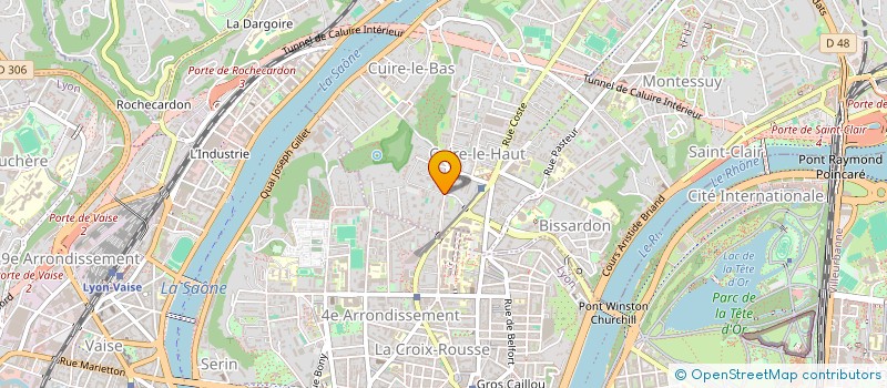 localisation de l'entreprise MADAME FLORENCE MEILLAND  CALUIRE-ET-CUIRE