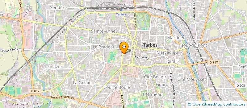 localisation de l'entreprise MADAME FLORENCE MELINE  TARBES