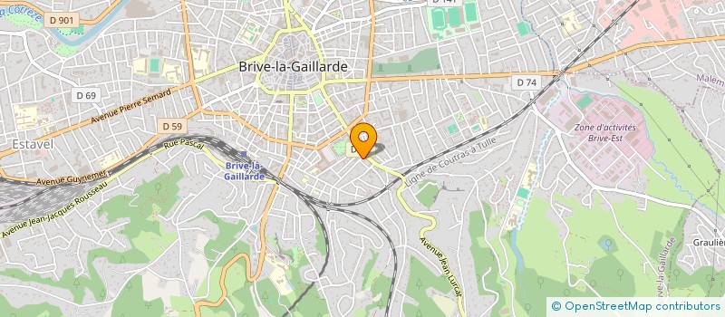 localisation de l'entreprise MADAME FLORENCE MELOT à BRIVE-LA-GAILLARDE