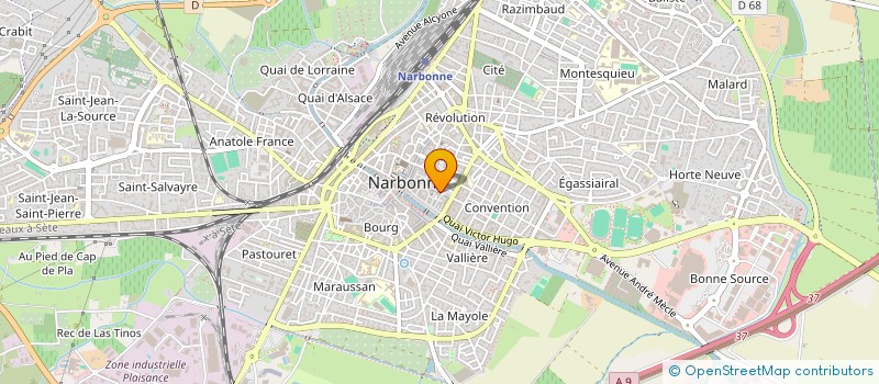 localisation de l'entreprise MADAME FLORENCE MEMBRE  NARBONNE