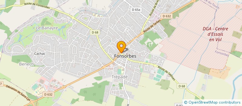 localisation de l'entreprise MADAME FLORENCE MENAGER  FONSORBES