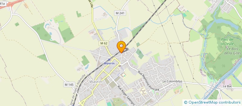 localisation de l'entreprise MADAME FLORENCE MENCHI  WAVRIN