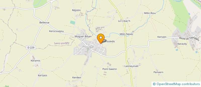 localisation de l'entreprise MADAME FLORENCE MENES  PLOUGAR